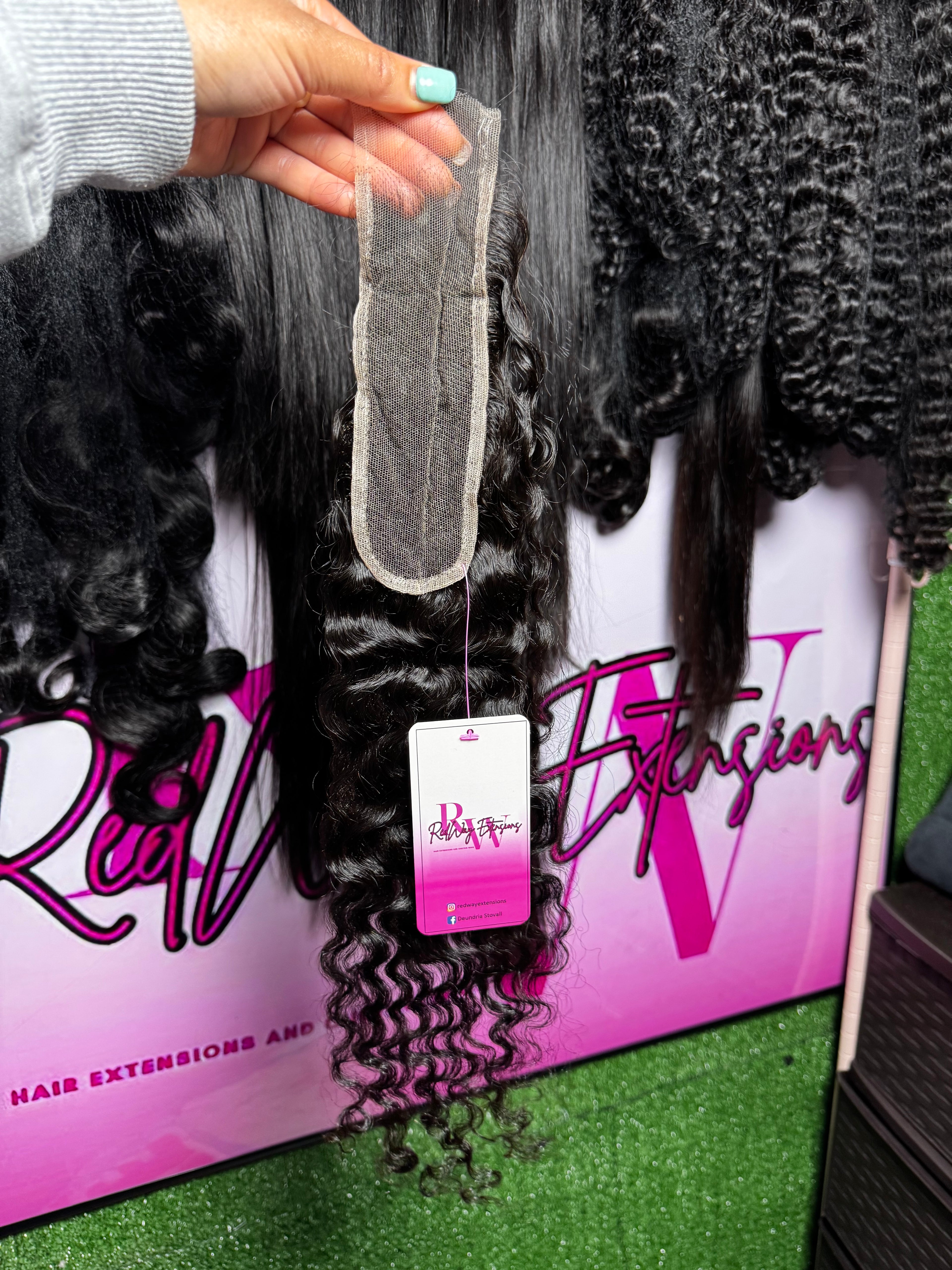 HD Exotic Curl Closures - READY TO SHIP