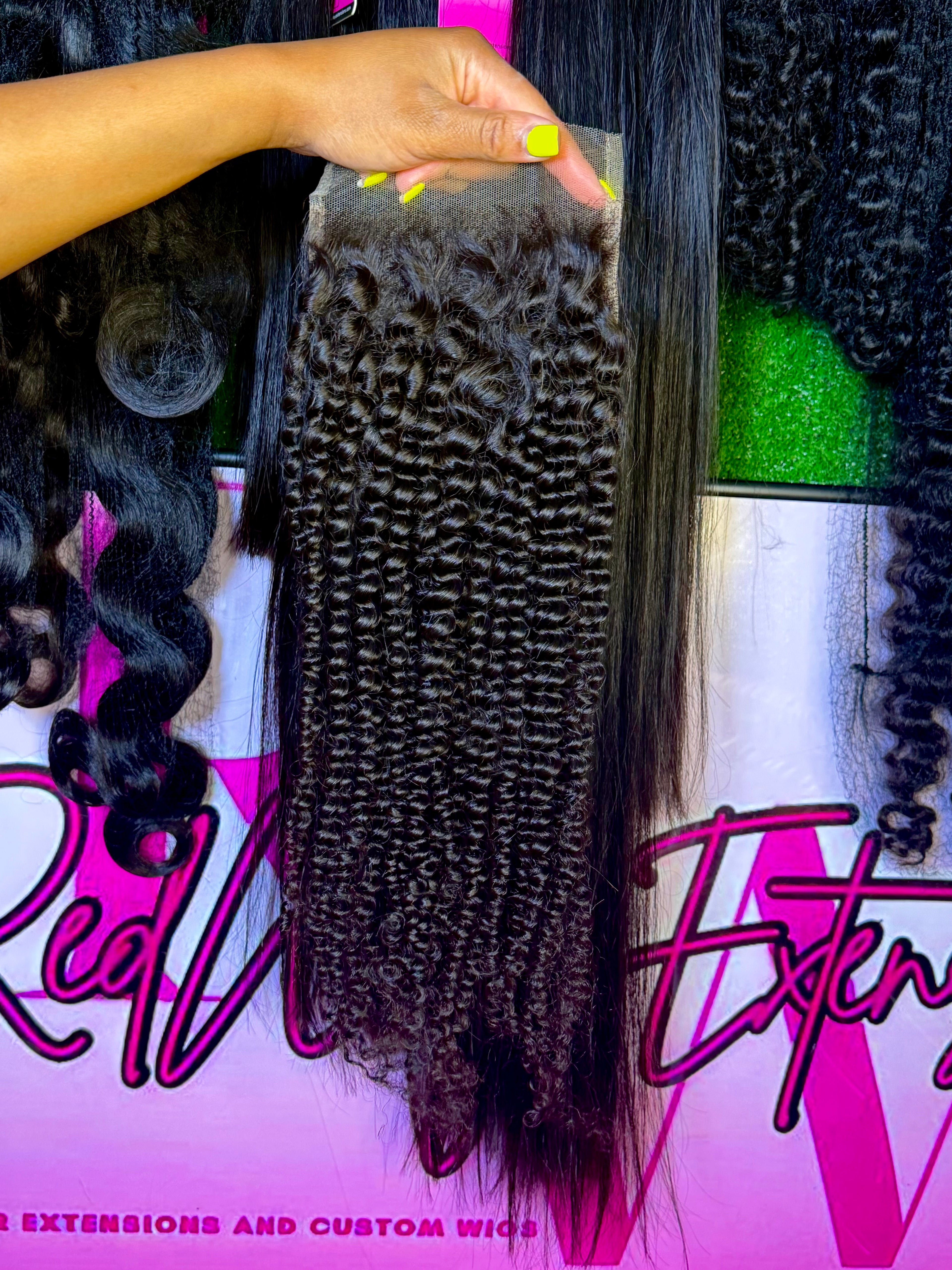 HD Curly Closure - READY TO SHIP