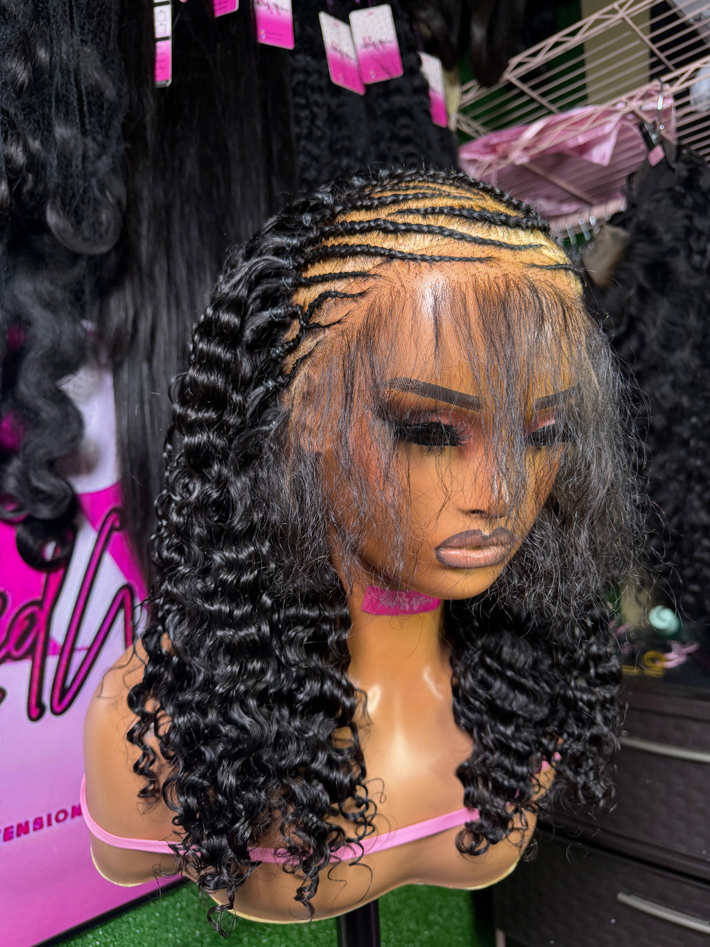 Exotic Curls x Fulani Braids Customized - READY TO SHIP x WEAR
