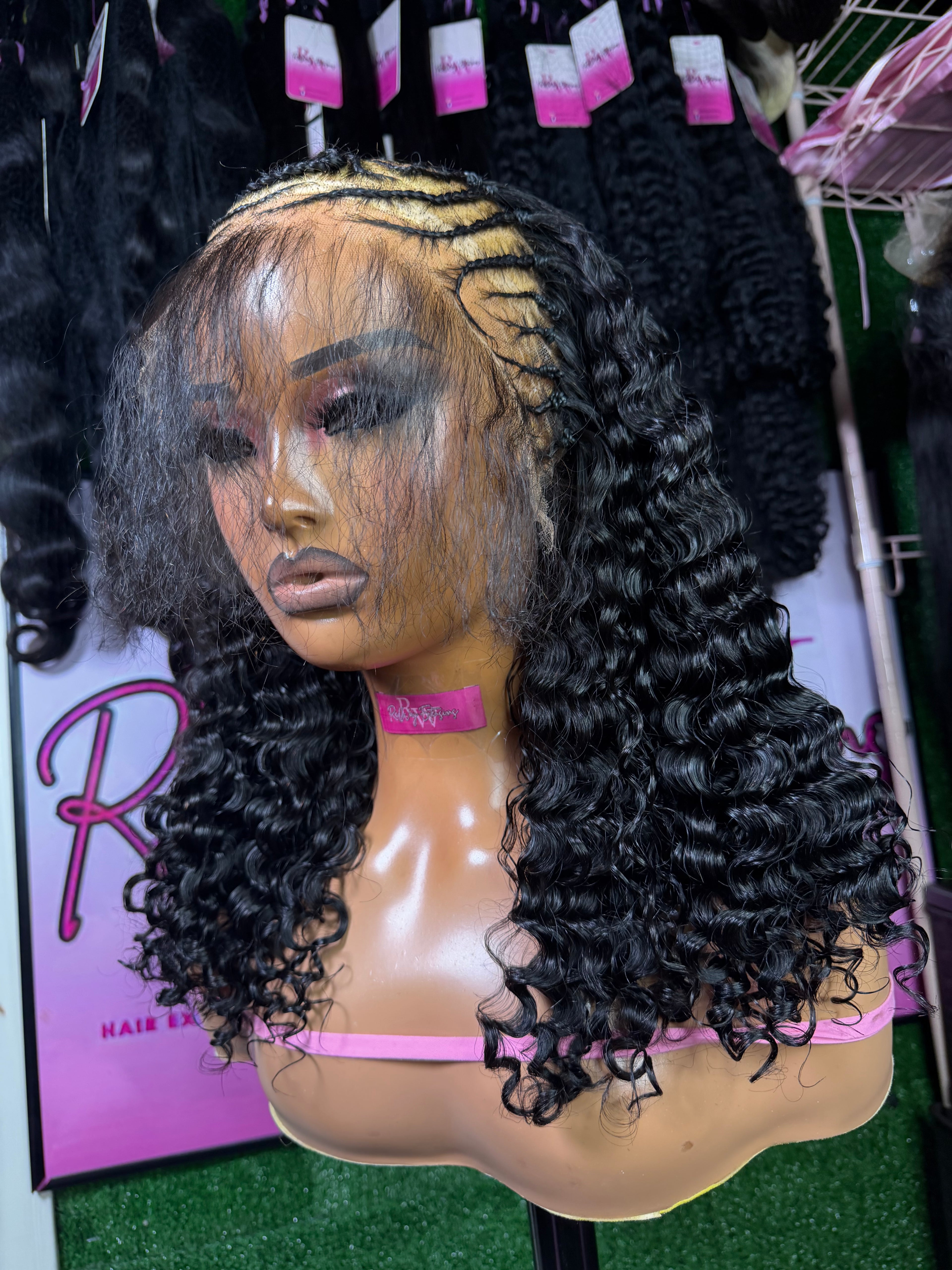Exotic Curls x Fulani Braids Customized - READY TO SHIP x WEAR