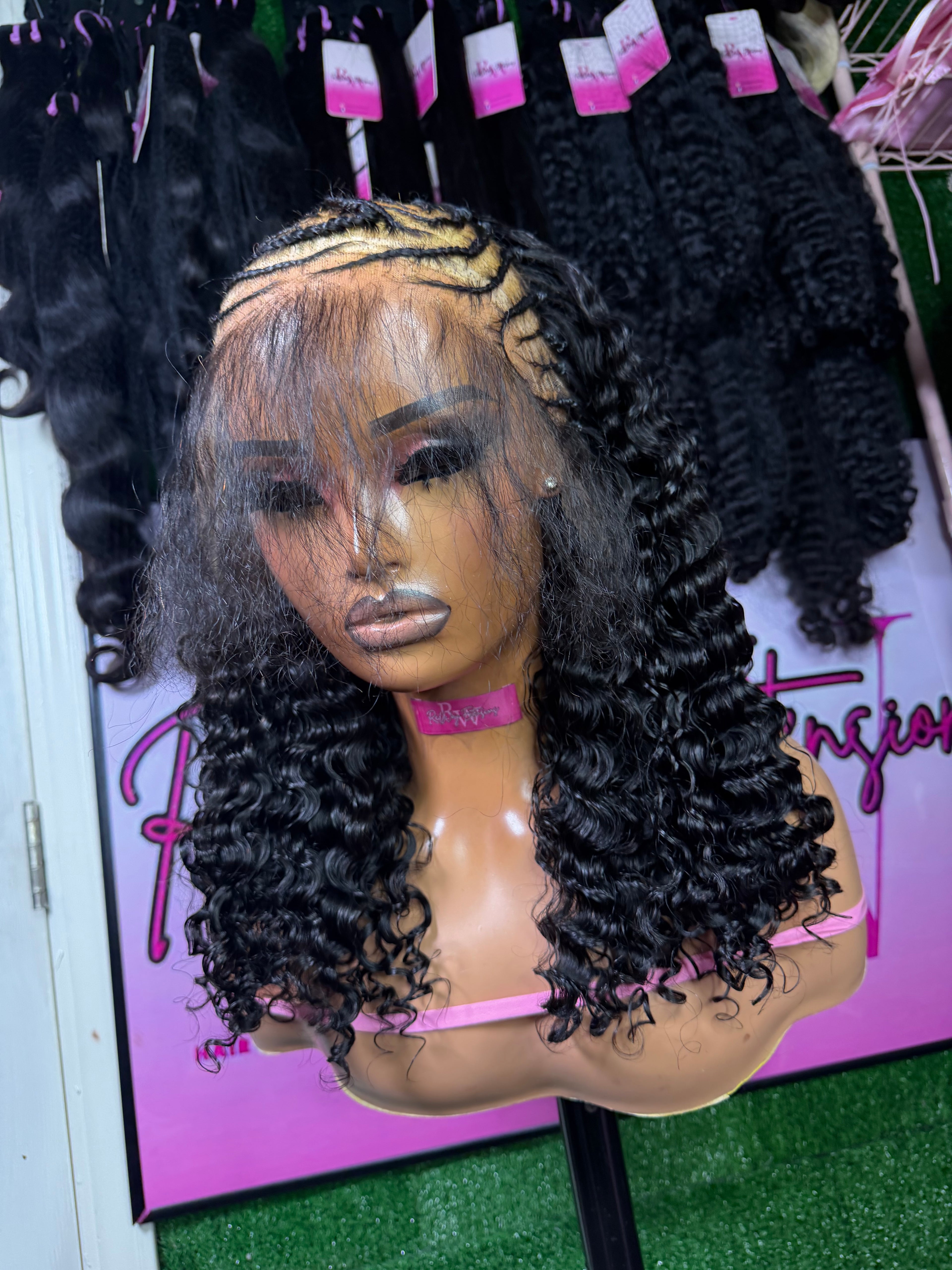 Exotic Curls x Fulani Braids Customized - READY TO SHIP x WEAR