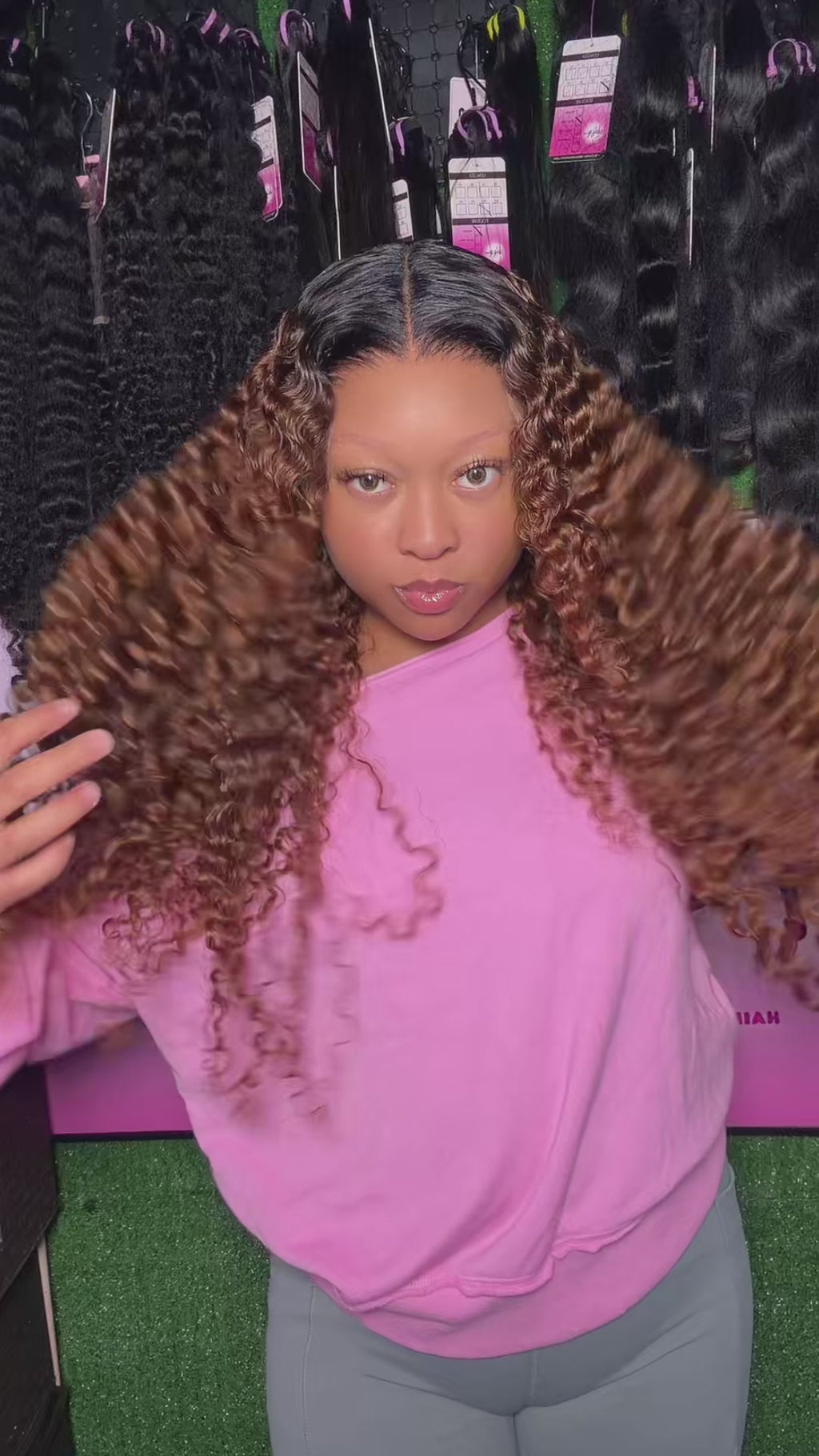 Custom ColoredxCustomized 22” Exotic Curl - READY TO SHIP